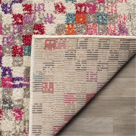 Safavieh 10 x 14 ft. Monaco Power Loomed Large Rectangle Area Rug, Grey and Multi MNC241G-10